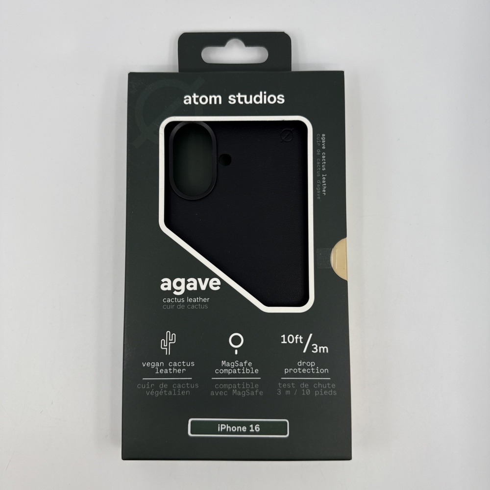 Atom Studios Agave Vegan Leather Case MagSafe for Apple iPhone 16 NEW SEALED
